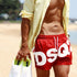 Men's Casual Printed Beach Shorts with Pocket